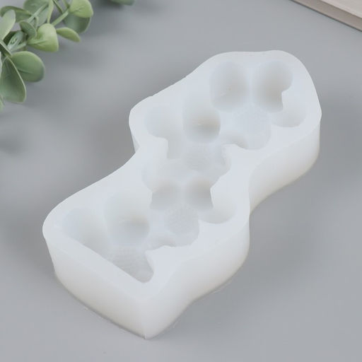 Молд силикононовый «Столбик из цветов» 3,1 х 6 х 13см