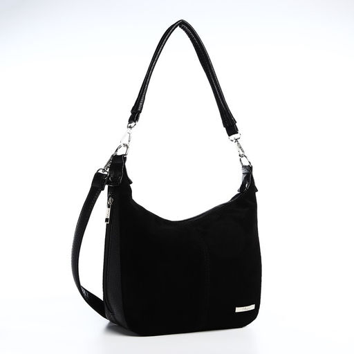 Сумка-мешок на молнии, цвет чёрный - Simaland фото 2