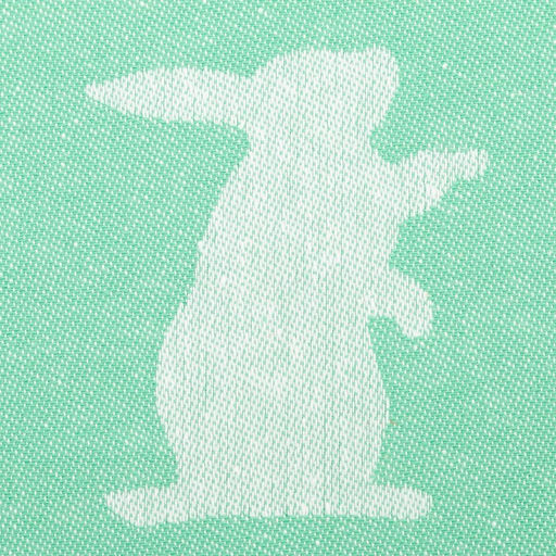 Набор полотенец Этель Hares & leaves 40×60 см - 2 шт., цвет зеленый, 100% хлопок