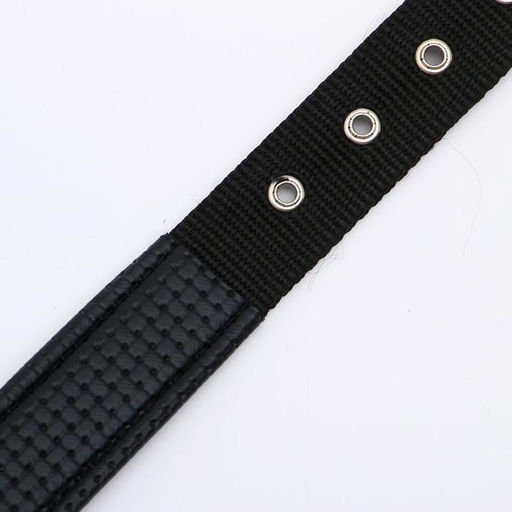 Ошейник Комфорт комбинированный, 58 х 3 см, ОШ 45-52 см, чёрный - Пижон фото 5