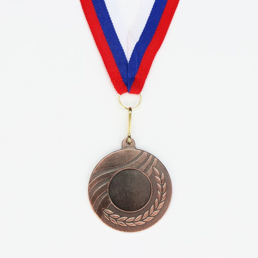 Цена за 2 шт. Медаль под нанесение бронза, d=5 см, с лентой