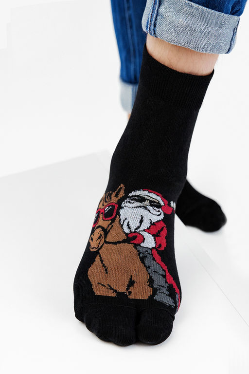 Носки мужские Мороз на коне - Berchelli фото 4