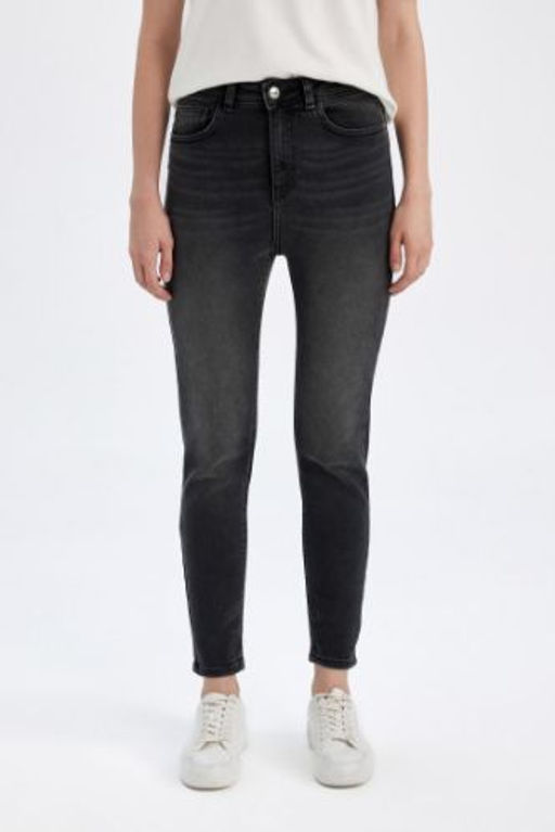 Anna Skinny Fit Yuksel Bel Dar Paca Uzun Jean Pantolon