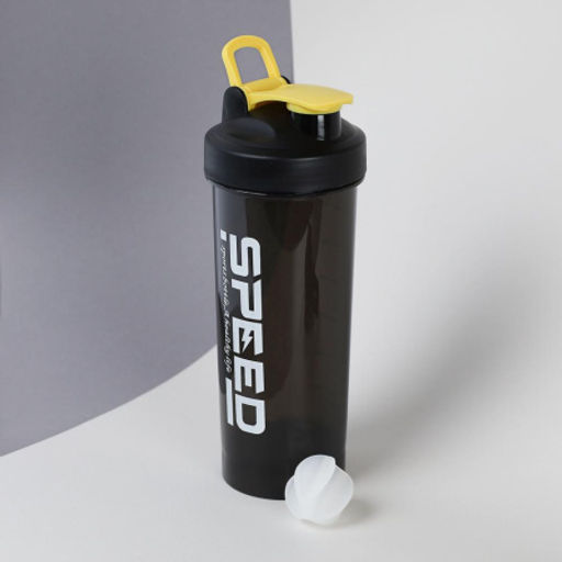Бутылка/Шейкер SPEED SHS-800 чёрная, для спортивного питания 800ML/уп80 - Галеонтрейд фото 5