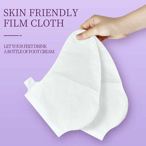 SADOER Восстанавливающая маска-носочки для ног с экстрактом козьего молока от трещин и шелушения  фото 4