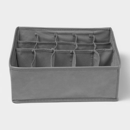 Органайзер для хранения белья Смарт, 15 ячеек, 303011 см, серый