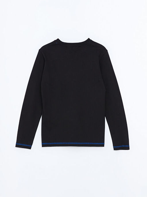 Bisiklet Yaka Bask?l? Erkek ?ocuk Ti??rt