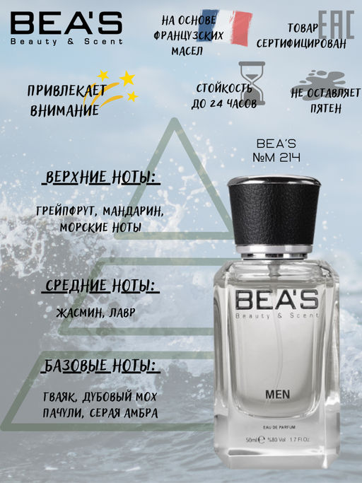 Парфюм 50 ml M 205  for men - Beas фото 2