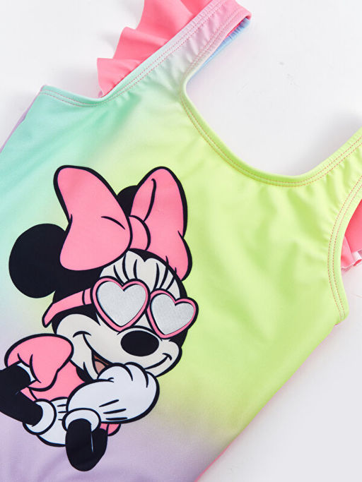 Kare Yaka Minnie Mouse Bask?l? K?z Bebek Mayo - Waikiki фото 3