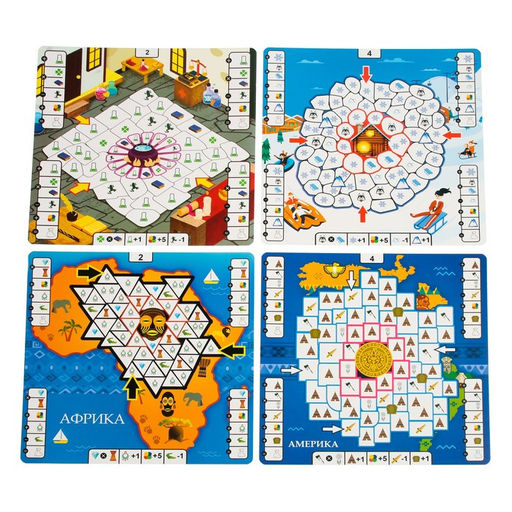 Настольная игра для детей на логику «Битва за цвет», 2-4 игрока, 8+