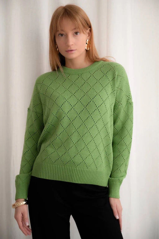 Джемпер ДЖв 1362 Светло зеленый - T.C.T фото 2