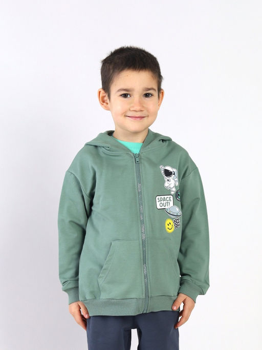 CRB wear / CSKB 64030-35-431 Толстовка для мальчика,хаки/Ex.Cherubino