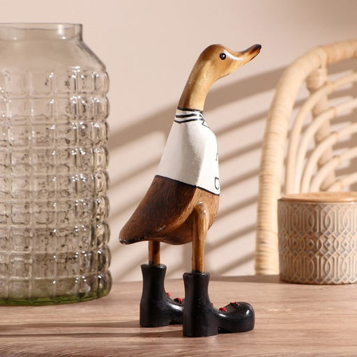 Сувенир «Утка в белом пиджаке», 13×9×27 см, дерево
