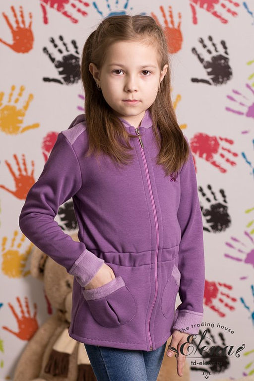 Толстовка М21823ВШ Сирень