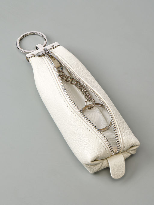 LACCOMA ключница LA-5092-светло-бежевый натуральная кожа  фото 4