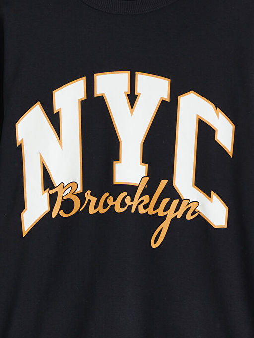 Bisiklet Yaka Erkek ?ocuk Sweatshirt