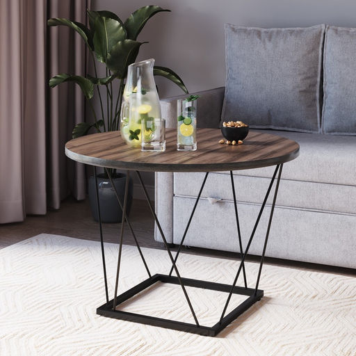 Столик журнальный «Норман», 800×800×560 мм, цвет авелано