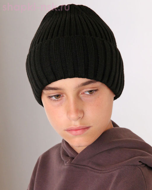 03-4-G Колпак для мальчика флис (54-56)