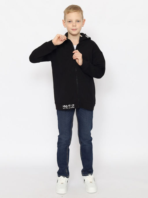 CRB wear/CSJB 63751-22-393 Толстовка для мальчика,черный/Ex.Cherubino  фото 2