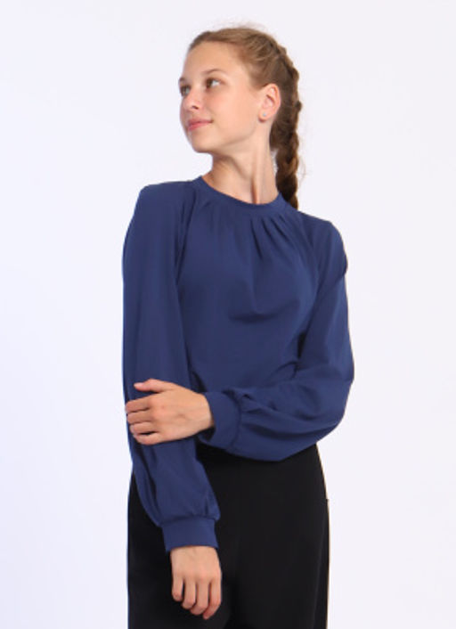 Лонгслив Амелия белый - Ладошки фото 19