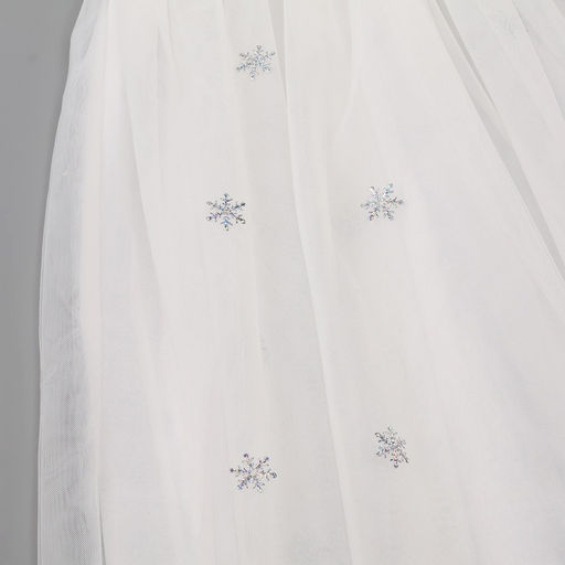 Карнавальный костюм новогодний «Снежинка», платье, ободок, рост 116-122 см