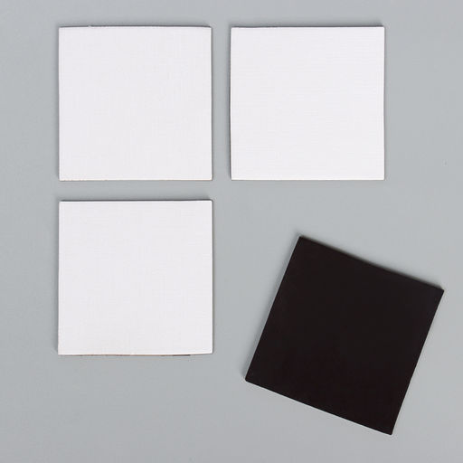 Набор холстов на магните «Квадрат», 7.5 см, 4 шт.