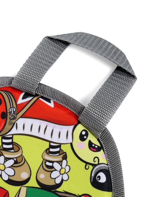 Ледянка мягкая треугольная Sova, лимонный, рисунок МИКС