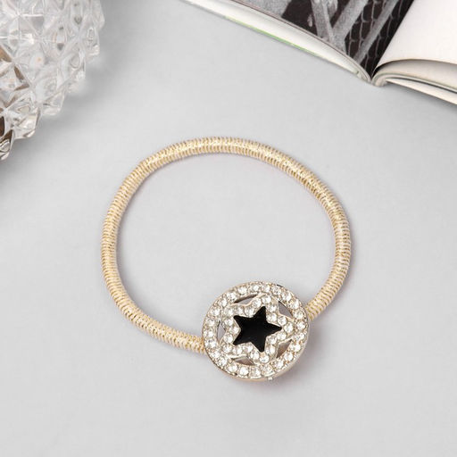 Цена за 6 шт. Резинка для волос «Милли», звезда, 5 см