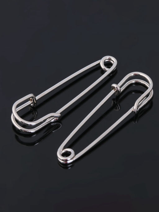 Булавка 4.5?1.2 см (набор 5 шт.), СМ-208-3, цвет серебро