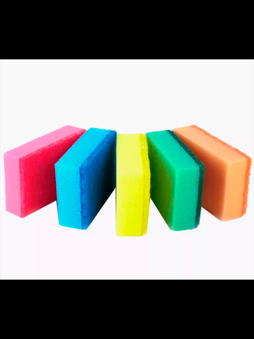 ТОВ.ЧИСТОВ губки д/мытья посуды Макси 95х65х25мм (5шт)