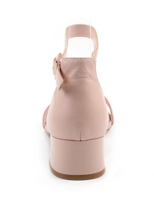 08-BE47F-66JU PINK Босоножки женские (натуральная кожа)