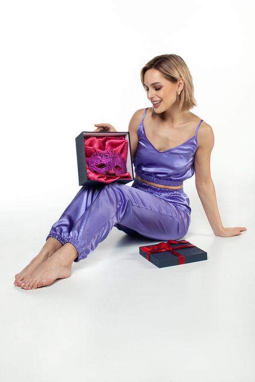 Топ женский атлас 800/03/Сиреневый