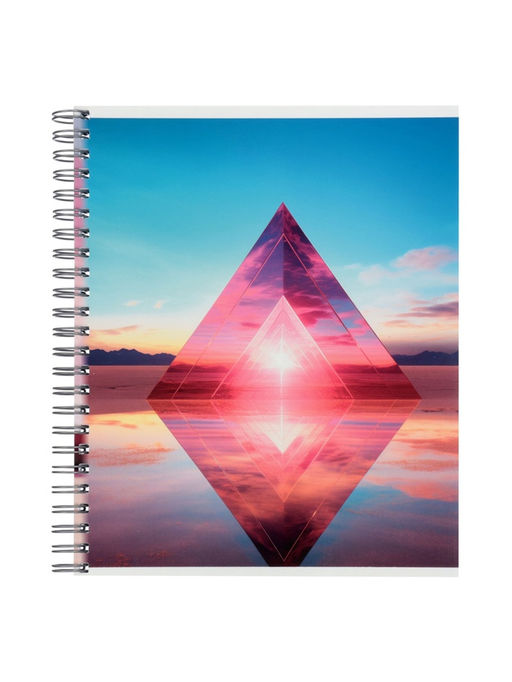 Набор тетрадей Calligrata «Геометрия в природе», 3 штуки, 96 листов, на гребне, обложка из мелованного картона