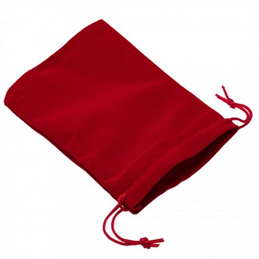 Мешочек подарочный Красный бархатный 9х7см