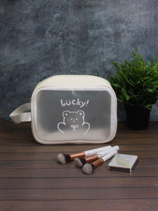 Косметичка "Lucky bear", white (18х25х11 см)