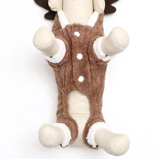 Новогодний костюм для животных Олень, S (ДС 20, ОГ 32 см), коричневый - Simaland фото 6