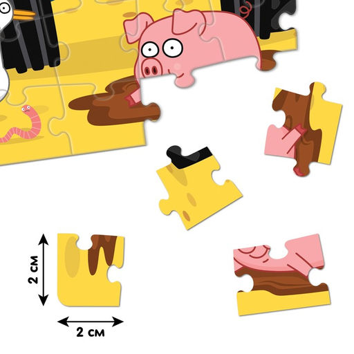 Пазл Синий трактор, 54 элемента  фото 3