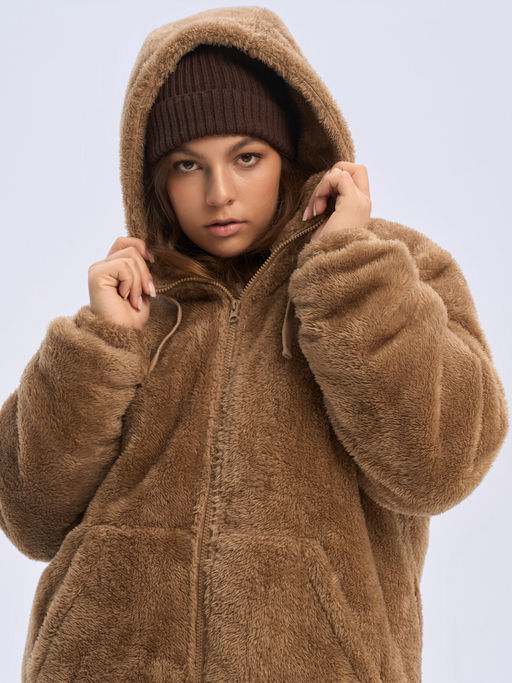 Куртка плюшевая утепленная