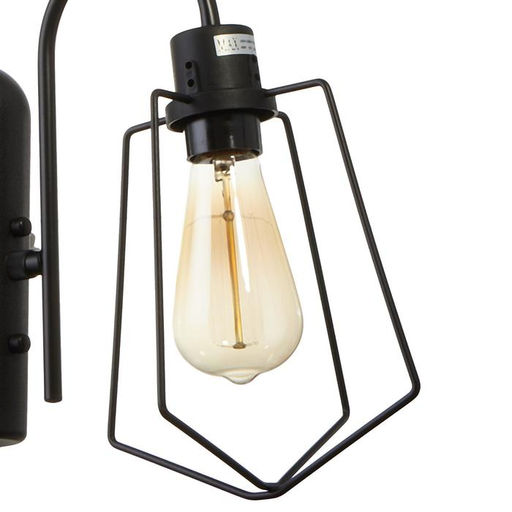 Бра «Компакт», 1×40 Вт E27, черный, 28×18×33 см