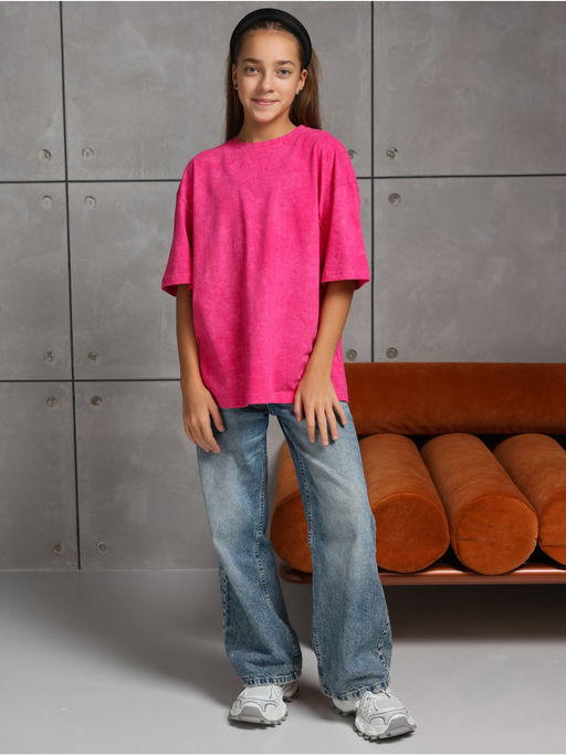 Футболка "Винтаж" Розовый Девочка