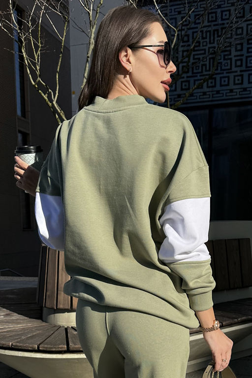 Свитшот GO F4062/26-02.170-176 фисташка