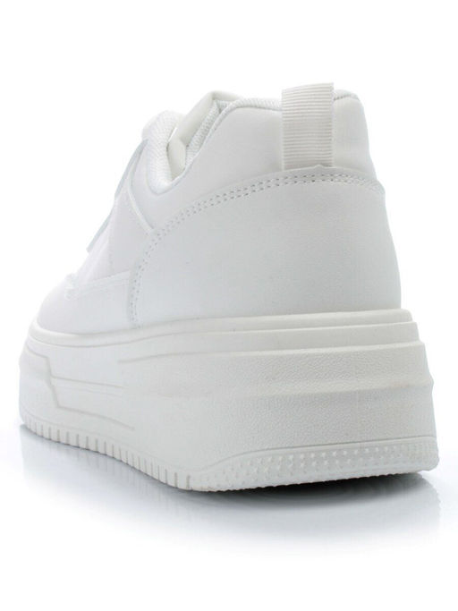 05-6180-30 WHITE Кроссовки женские (искусственные материалы) - No name фото 6