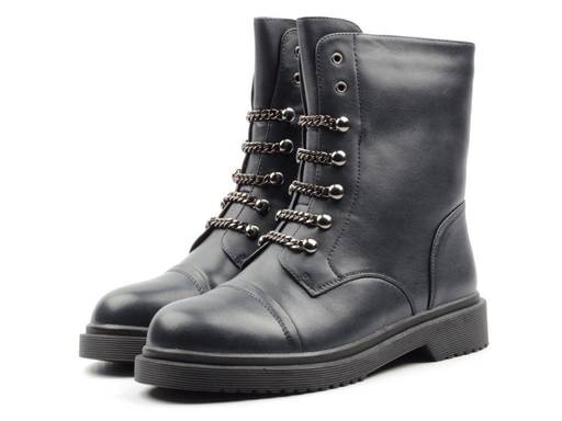 04-PAYH02-01Z BLACK Угги женские (натуральная замша, 100% шерсть, натуральный мех)