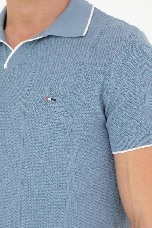 Мужской свитер цвета индиго - U.s. polo assn фото 7