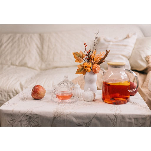 Заварочный чайник BellaTenero Эко, 1.8 л, с бамбуковой крышкой, металлический фильтр, стекло  фото 5