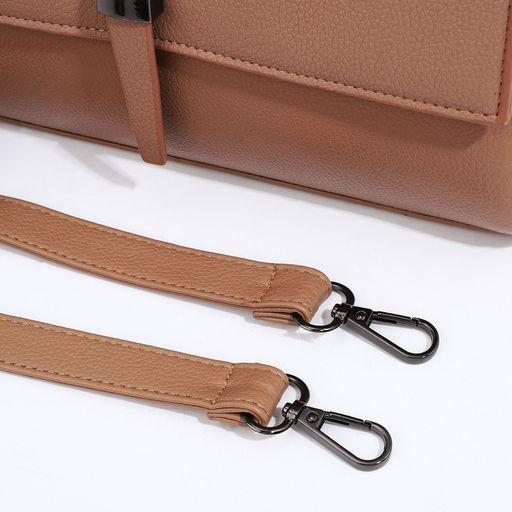 Сумка-мессенджер на магните, цвет бежевый - Simaland фото 6