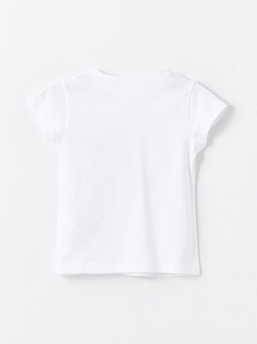 Bisiklet Yaka Bask?l? K?z Bebek ?ortlu Pijama Tak?m? - Waikiki фото 3