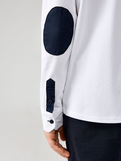 ACOOLA / Сорочка-поло верхняя для мальчиков Platypus белоснежный фото 7