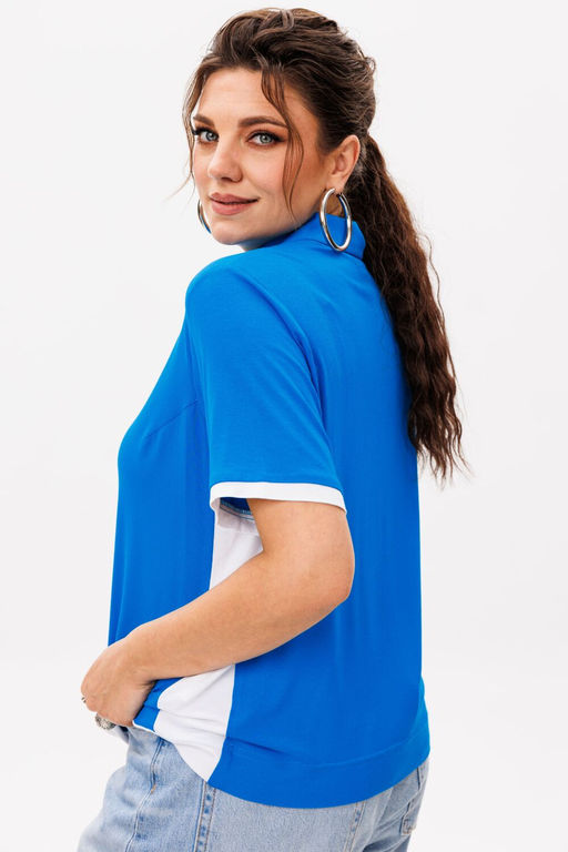 Футболка ANELLI 1571 цунами  фото 5