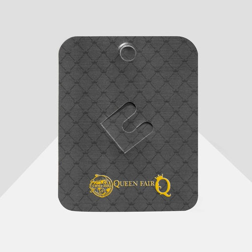 Брошь Гранат с короной, цвет чёрно-белый в золоте - Queen fair фото 4